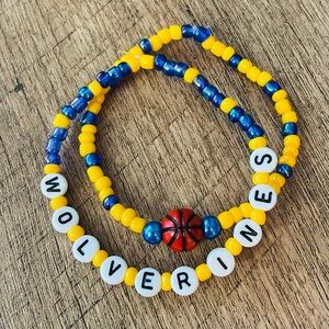 Michigan Wolverines Basketball Bracelets